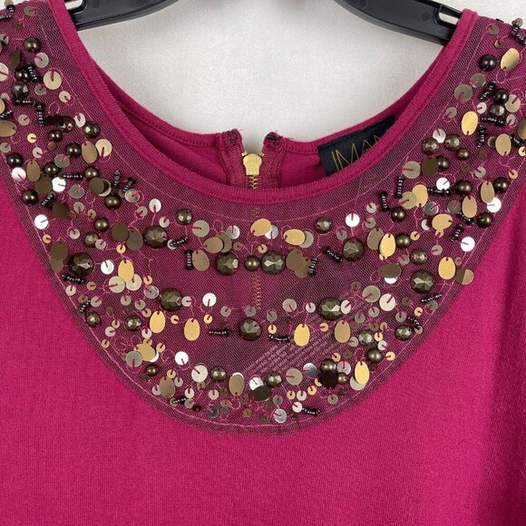 IMAN Women Sleeveless Stretch Midi Dress Size 2X - Picture 6 of 6